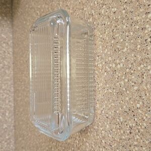 Vintage Refrigerator Glass covered dish